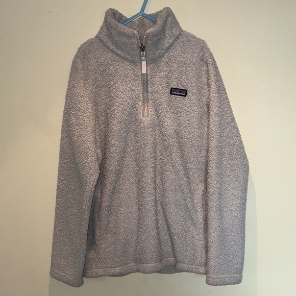 Patagonia Light Gray Los Gatos 1/4 zip fleece - Picture 1 of 5